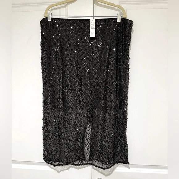 NWT J.Crew Collection sequin midi skirt - Picture 6 of 10